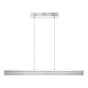 Φωτιστικό Κρεμαστό Ράγα L1000xB80xH1100mm Dimmable Led 6x6w 3420lm 2700-5000Κ Χρωμέ-Κρύσταλλα Διάφανα Eglo Cardito 1 93626