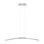 Κρεμαστό Φωτιστικό Ράγα Χρωμέ L900xH1100mm LED 30w 3000Κ 3500lm Eglo Lasana 95147