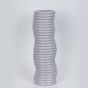 ΒΑΖΟ ΚΕΡΑΜΙΚΟ ΓΚΡΙ 15.4x12.2x45.5cm Eurolamp 752-20400