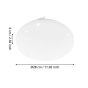 Eglo Frania-S Στρογγυλό Εξωτερικό LED Panel Ισχύος 11.5W με Θερμό Λευκό Φως 28x28εκ. 97877