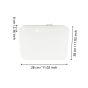 Eglo Frania-S Τετράγωνο Εξωτερικό LED Panel Ισχύος 11.5W με Θερμό Λευκό Φως 28x28εκ. 97881