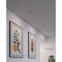 Σποτ Στρογγυλό Χωνευτό Μαύρο 7,5cm IP44 LED 2,7w 4000k 330lm Eglo Fueva-Z 99211