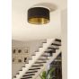 Πλαφονιέρα Οροφής Ø47,5 εκ. Μαύρο -Χρυσό Eglo Esteperra 99272