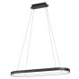  Μοντέρνο Κρεμαστό Φωτιστικό L780xΗ1100mm LED 27w 3000K 4000lm Μαύρο Eglo Codriales 99358