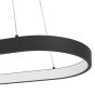 Μοντέρνο Κρεμαστό Φωτιστικό L780xΗ1100mm LED 27w 3000K 4000lm Μαύρο Eglo Codriales 99358
