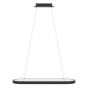  Μοντέρνο Κρεμαστό Φωτιστικό L780xΗ1100mm LED 27w 3000K 4000lm Μαύρο Eglo Codriales 99358