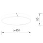 ΟΡΟΦΗΣ ΦΩΤΙΣΤΙΚΟ LED-ΠΛΑΦΟΝΙΕΡΑ-ΚΩΔ. AGLIO-40-BK Sun Light AGLIO-40-BK