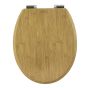 Καπάκι Λεκάνης BAMBOO από MDF Φυσικό 37.3x45.5x5.7cm AWD02181598 AWD02181598