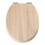 Καπάκι Λεκάνης EDESSA από MDF Φυσικό 37.5x45.6x5.5cm AWD02181911 AWD02181911