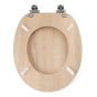 Καπάκι Λεκάνης EDESSA από MDF Φυσικό 37.5x45.6x5.5cm AWD02181911 AWD02181911