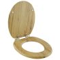 Καπάκι Λεκάνης AMARGURA από MDF Φυσικό 37.6x45.5x5.5cm AWD02181977  AWD02181977