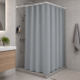 Κουρτίνα Μπάνιου 180x180cm PEVA Γκρι MRShome  DC-025002