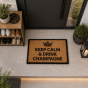 Πατάκι Εισόδου 40x60cm ''KEEP CALM & DRINK CHAMPAGNE'' MRShome  DF-0007003