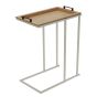 Side Table με Μεταλλικό Σκελετό Off-White και Αφαιρούμενη Επιφάνεια από MDF 45x28x59cm MRShome  DF-0051000