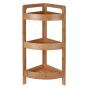 Γωνιακή Ραφιέρα Μπάνιου με 3 Ράφια από Bamboo natural MRShome  DF-0056000