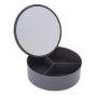 Κουτί Αποθήκευσης PP με Καθρέπτη Φ15x5.5cm Cool Grey-10C MRShome  DF-0060002
