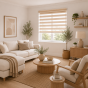 Double Ρόλερ Ρυθμιζόμενης Σκίασης 140x230cm Μπεζ MRShome  DRD-BG140230
