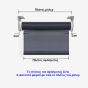 Ρόλερ Μερικής Σκίασης 80x230cm Off-White MRShome  DRS-WH080230