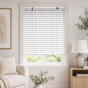 Μεταλλικό Στόρι αλουμινίου 25mm 100x140cm Λευκό MRShome DRV-WH100140
