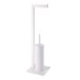 Σταντ Χαρτιού Υγείας και Πιγκάλ Μεταλλικό Λευκό MRShome DS-1986002
