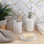 Ποτήρι Οδοντόβουρτσας Polyresin με Μωσαϊκό Σχέδιο MRShome DS-4051L06
