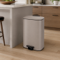 Κάδος Soft Close Μεταλλικός 30L Μπεζ Ματ 36.5x25x54cm MRShome DS-8848000