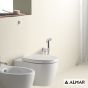Σύστημα Μπιντέ Flush-Ι, μόνο κρύο, για λεκάνη κρεμαστή και υψηλής πίεσης, Almar Chrome E136004-100