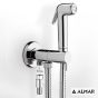 Σύστημα Μπιντέ Flush-ΙI, μόνο κρύο, για λεκάνη χαμηλής πίεσης. Παρέχει νερό στο Καζανάκι και στο Τηλέφωνο Μπιντέ, Almar Chrome E136005-100