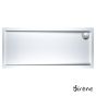 Ντουζιέρα Ακρυλική Παραλληλόγραμμη 160x80 extra-flat Φ90 Sirene White E16080-300