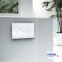 Πλακέτα Χειρισμού Circle, WISA (8050409901 ) White F099-300