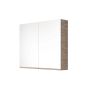 Orabella Solid Surface 100 με δύο Πόρτες και δύο Συρτάρια - Κρεμαστό Έπιπλο Μπάνιου για επικαθήμενο νιπτήρα και καθρέπτης ντουλάπι F60176-70161-70107-70164