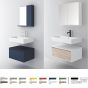 Orabella Drawer Amabile 80 - Κρεμαστό Έπιπλο Μπάνιου με συρτάρι από MDF super matt Λευκό ή Μαύρο (χωρίς καθρέπτη και νιπτήρα) F70199-70198
