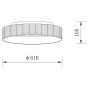 ΟΡΟΦΗΣ ΦΩΤΙΣΤΙΚΟ LED-ΠΛΑΦΟΝΙΕΡΑ-ΚΩΔ. FORTE-60-Y Sun Light FORTE-60-Y