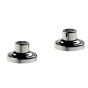 Horus Minoé Contemporary Collection - Fixing Set for Columns Onto Flor - Matt Black 00.496-NO