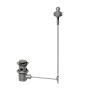 Horus Compléments Classic Collection - Complete Waste with Pop up Rod - Chrome 01.252-CH
