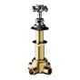 Horus Julia Victoria Julia Victoria Classic Collection - 4 Ways Deck Mounted Diverter, 2 Inlets / 2 Outlets - Chrome 01.476-CH