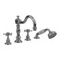 Horus Anthea Classic Collection - 4 Hole Deck Bath / Shower Set - Chrome 06.466-CH