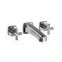 Horus Zéphyr Classic Collection - Concealed Wall Mounted 3 Hole Basin Set - Polished Nickel 16.263-NB