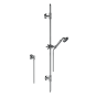 Horus Zéphyr Classic Collection - Wall Shower Set with Rail, Flexible Hose and Handspray - Matt Nickel 16.532-NM