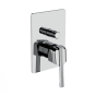 Horus Zéphyr Classic Collection - Concealed Wall Mounted Manual Mixing Shower Valve with Diverter - 2 Outlets - Ice White 16.701-BI