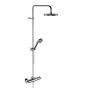 Horus Zéphyr Classic Collection - Complete Exposed Thermostatic Wall Shower Set - Ice White 16.797-BI