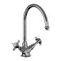 Horus Coventry Classic Collection - Mono Kitchen Mixer / No Waste - Polished Nickel 28.133-NB