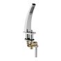 Horus Nouvelle Vague “part of Contemporary Collection - Deck Mounted Pull up Handset with Diverter & Flexible - Metal Gun 40.777-CF
