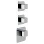 Horus Echo Equinox316 Collection - Trim for Thermostatic Mixer - Metal Gun 43.522-CF