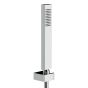 Horus Echo Equinox316 Collection - Wall Hook with Brass Handshower and Flexible Hose - Satin Brass 43.589-LS