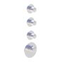 Horus Minoé Contemporary Collection - Trim for Thermostatic Mixer - Chrome 47.523-CH