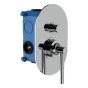 Horus Minoé Contemporary Collection - Concealed Wall Mounted Manual Mixing Shower Valve with Diverter - Matt Black 47.701-NO