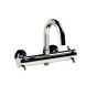 Horus Minoé Contemporary Collection - Complete Exposed Thermostatic Wall Bath-shower Mixer - Matt Black 47.784-NO
