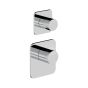 Horus Naja Contemporary Collection - Trim for Thermostatic Mixer. - Satin Brass 48.521-LS