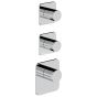 Horus Naja Contemporary Collection - Trim for Thermostatic Mixer. - Chrome 48.522-CH